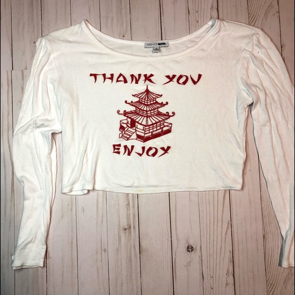 Thank You Enjoy Ribbed Tee - Picture 3 of 7